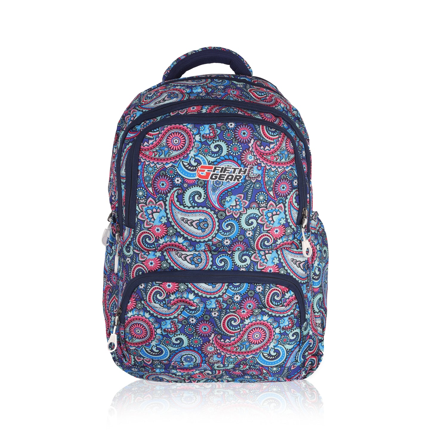 Ethnic Backpack – Printed Bag for College, Office & Travel - Fifth Gear