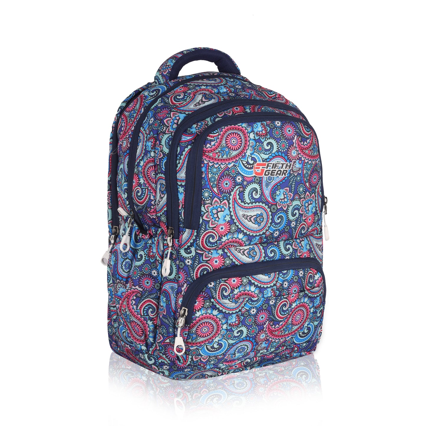 Ethnic Backpack – Printed Bag for College, Office & Travel - Fifth Gear