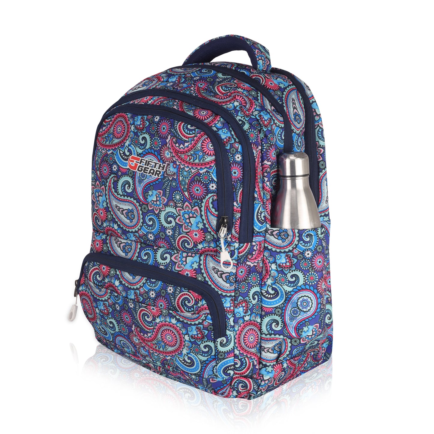 Ethnic Backpack – Printed Bag for College, Office & Travel - Fifth Gear