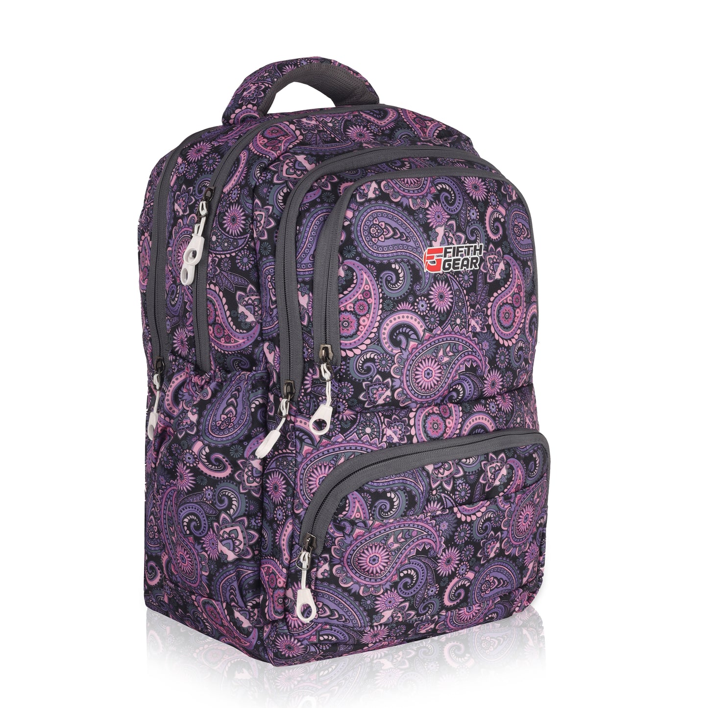 Ethnic Backpack – Printed Bag for College, Office & Travel - Fifth Gear