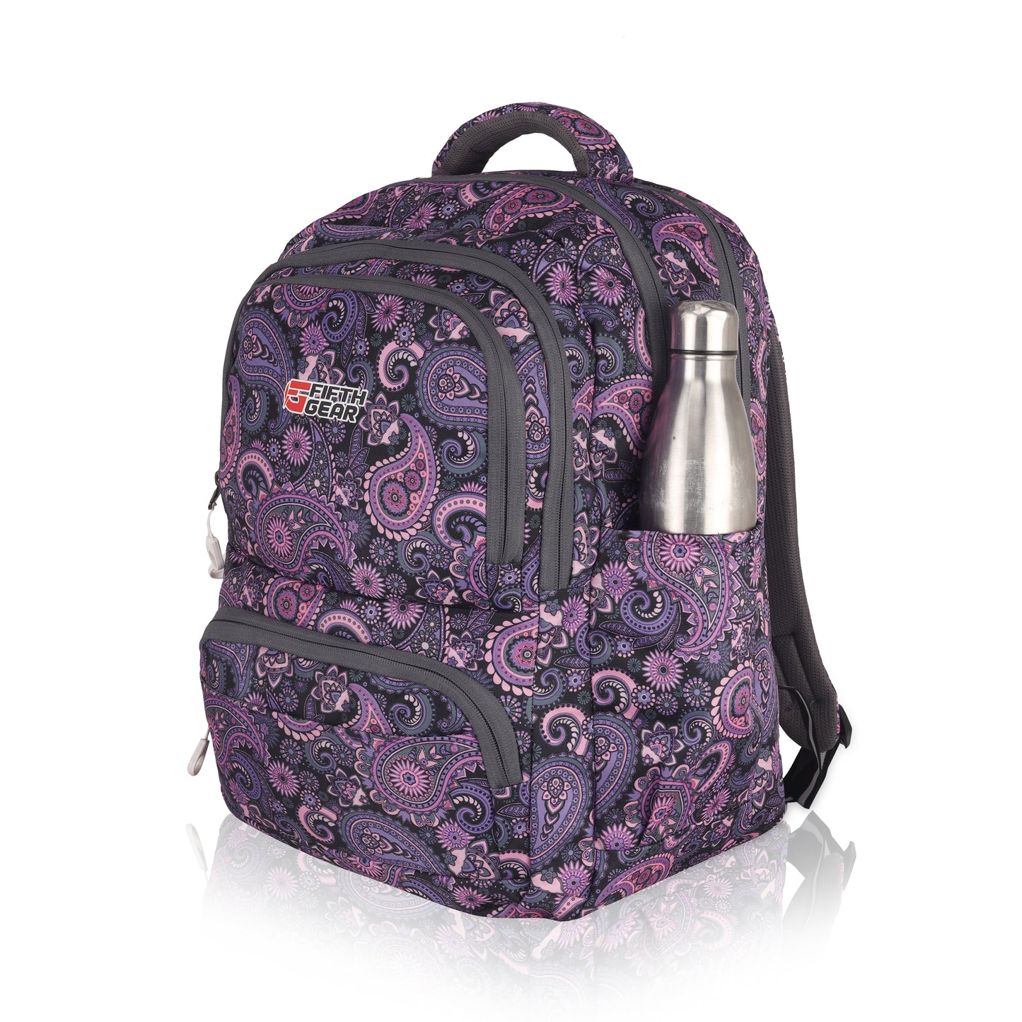 Ethnic Backpack – Printed Bag for College, Office & Travel - Fifth Gear
