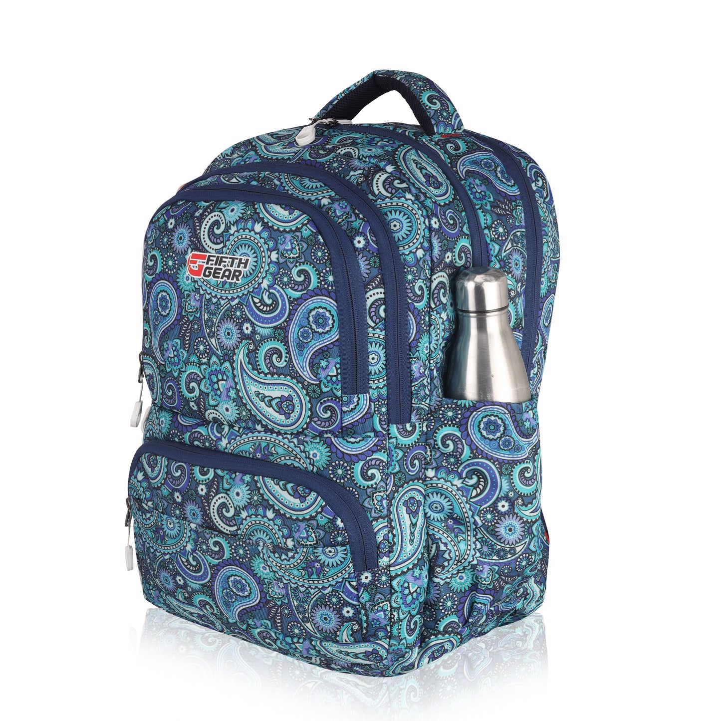 Ethnic Backpack – Printed Bag for College, Office & Travel - Fifth Gear
