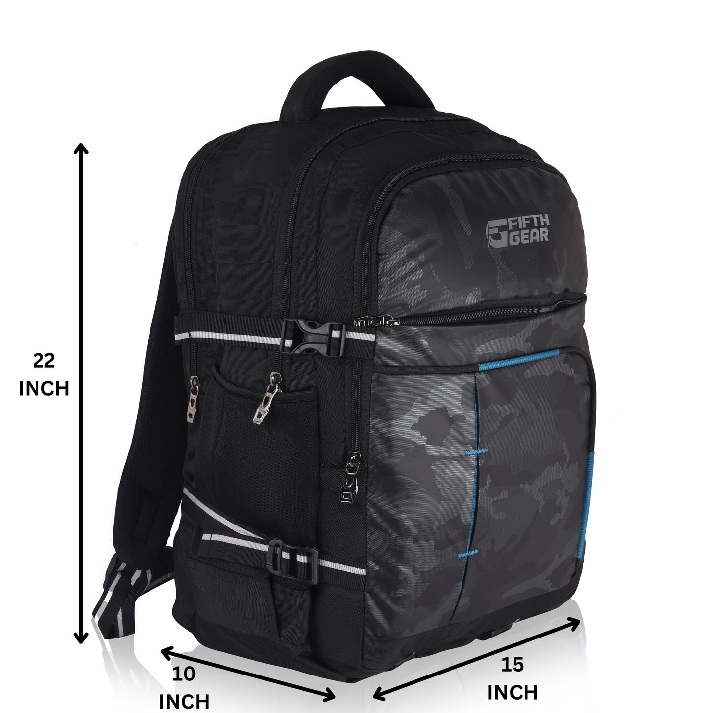 Milestone Trekking Backpack – Large Capacity Outdoor Travel Bag - Fifth Gear
