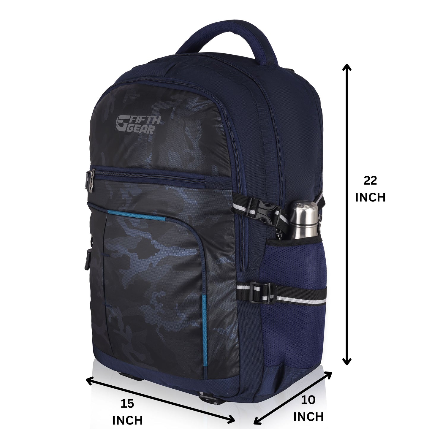 Milestone Trekking Backpack – Large Capacity Outdoor Travel Bag - Fifth Gear