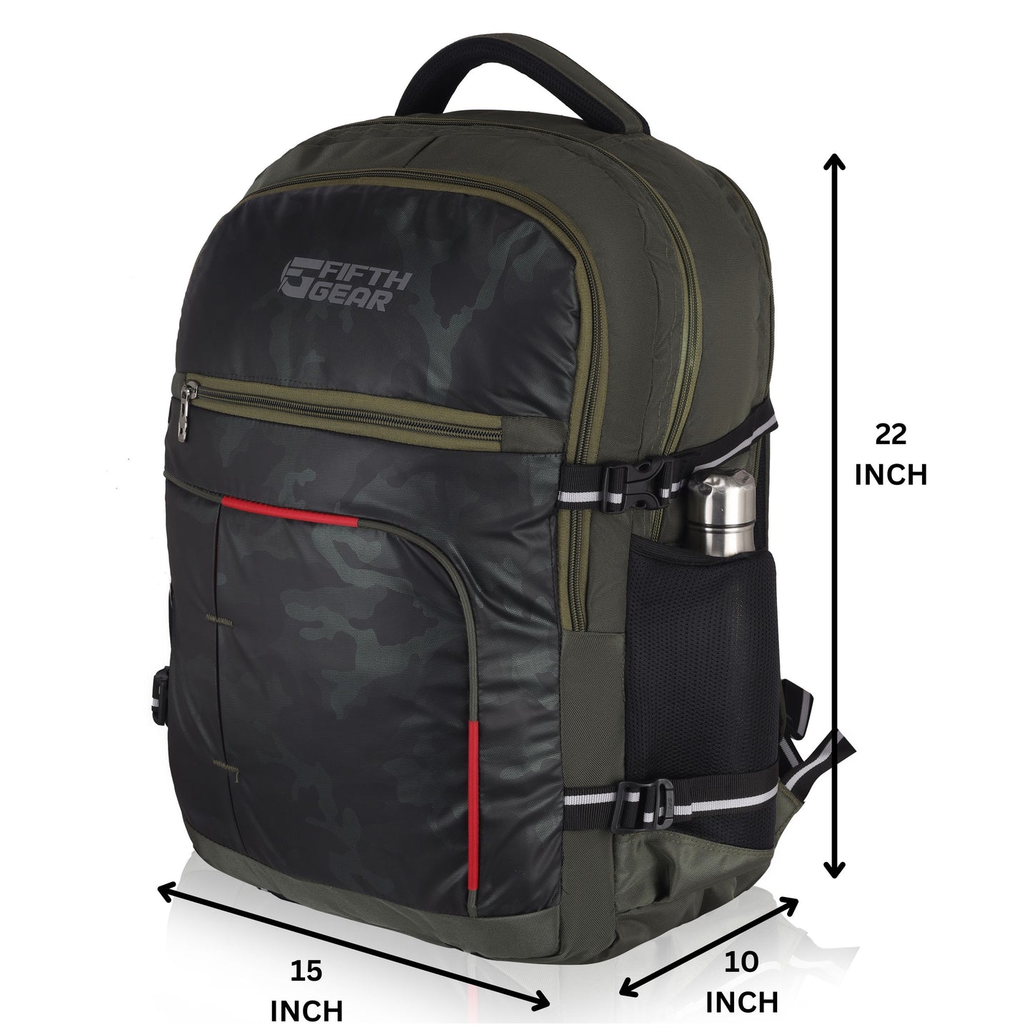 Milestone Trekking Backpack – Large Capacity Outdoor Travel Bag - Fifth Gear