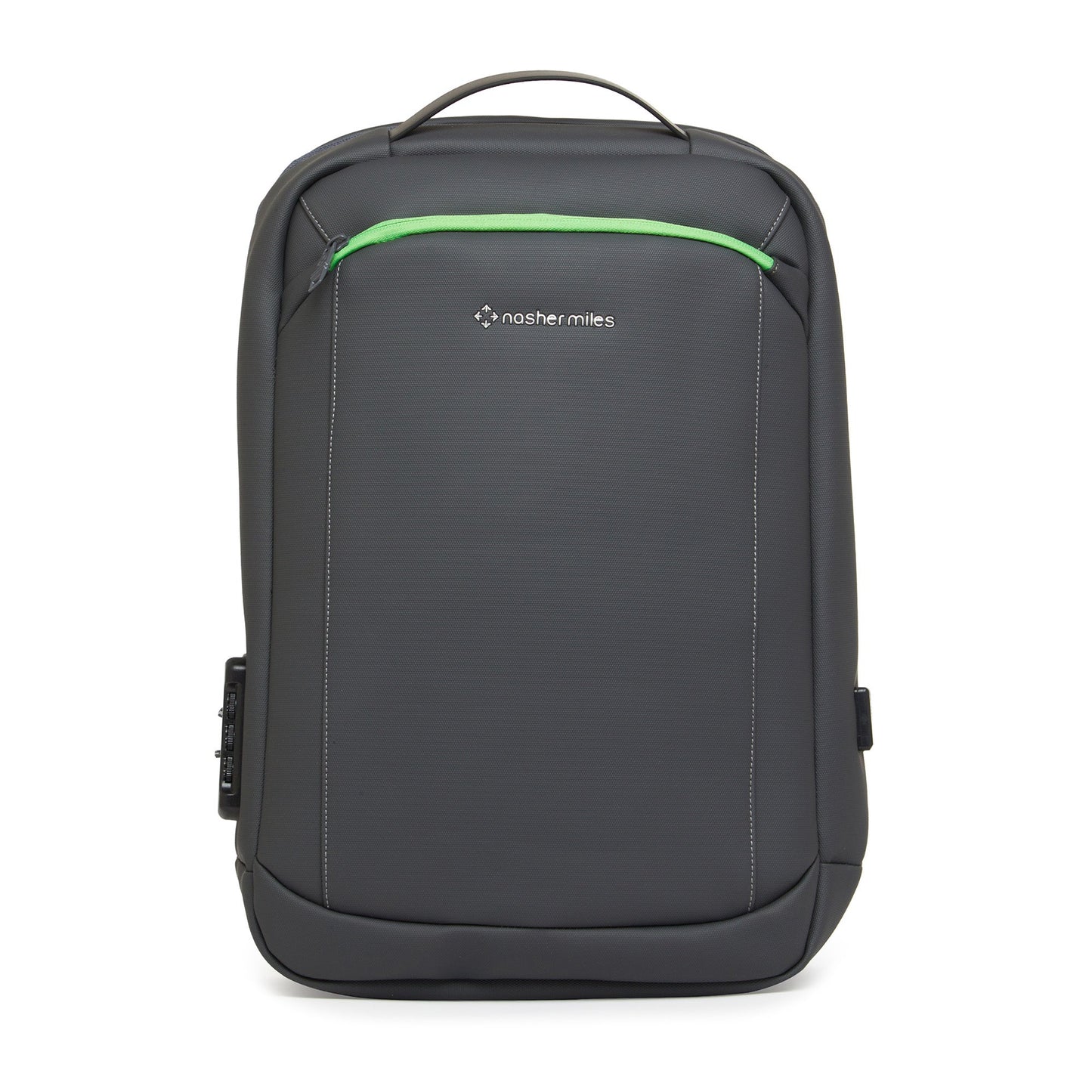 Nasher Miles Queens Passenger Workpack 22 Liters Water Resistant, Padded, Premium Reversed Polyester Laptop Backpack | Number Lock with USB charging| Unisex | Ideal For Office