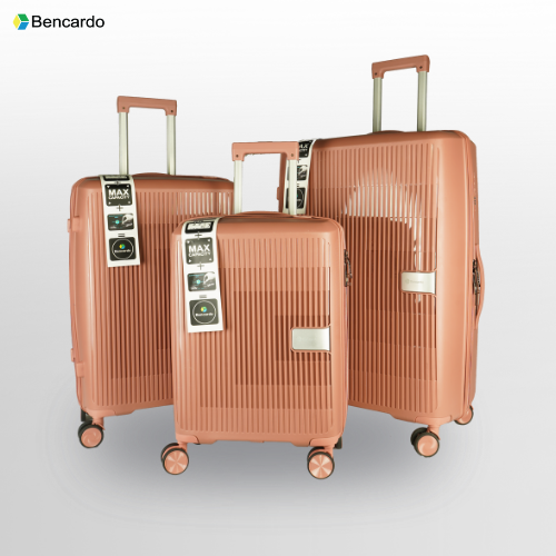 Bencardo Lotus Hard-Shell Travel Luggage Set (20/24/28) | Elegant & Durable