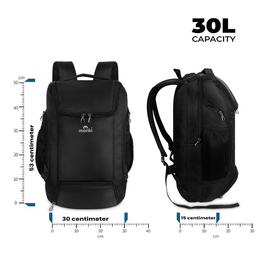 Monki Traveler 01 Travel Daypack - Black