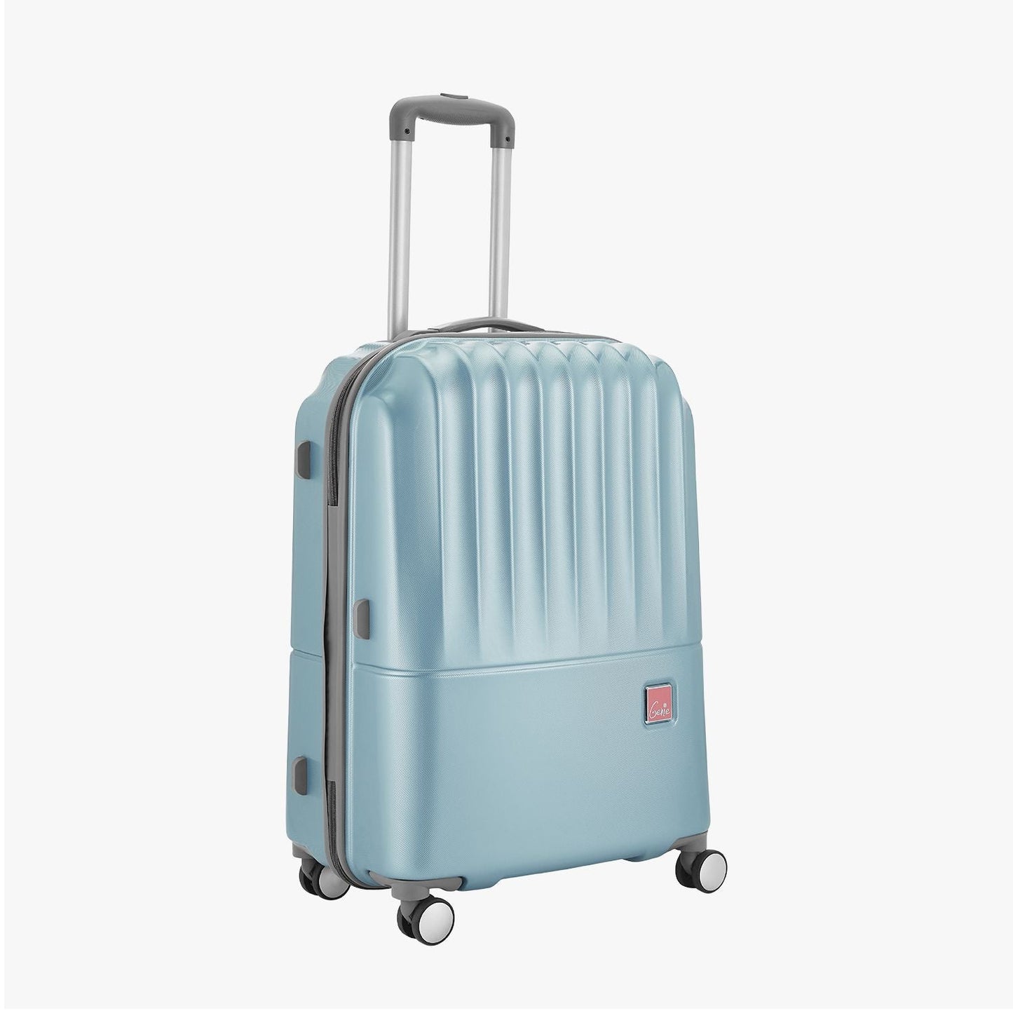 Genie Palm Hard Luggage Set Of 3 Pcs - Pearl Blue