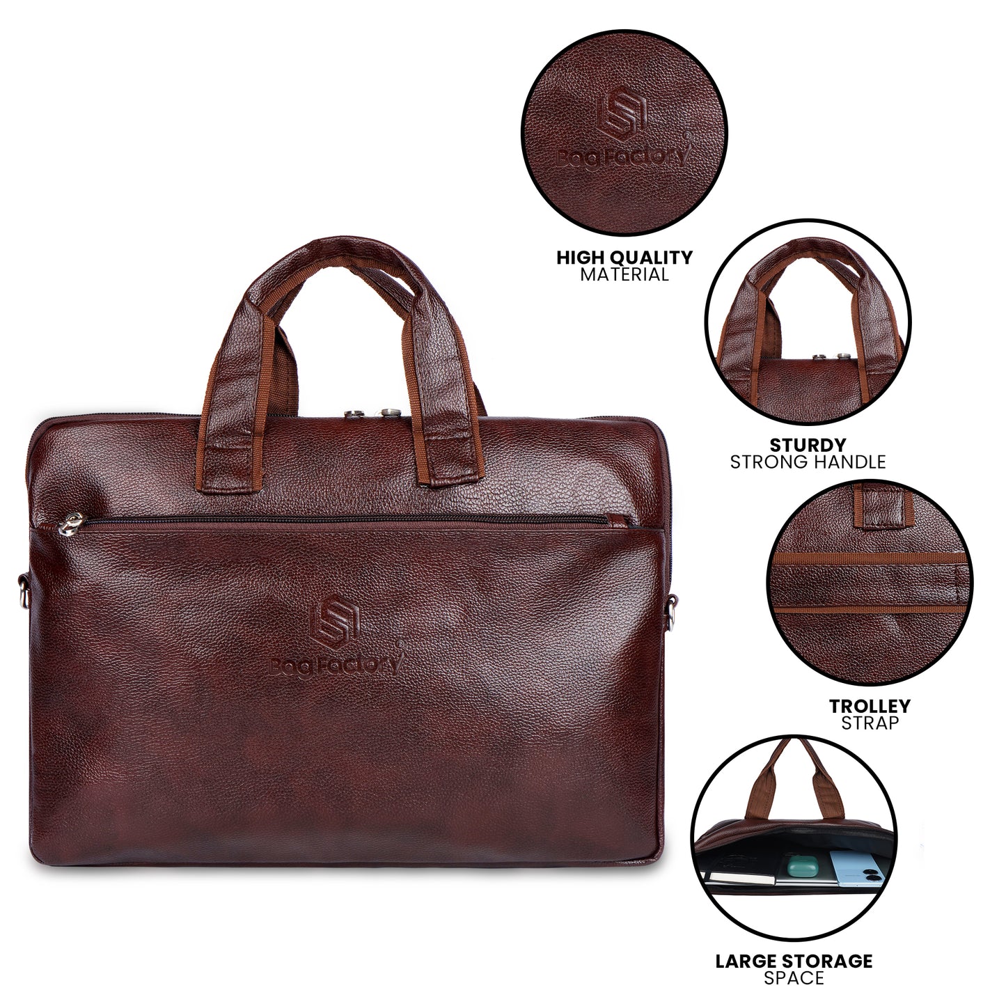 Bagfactory Laptop Sleeve For 15.6 Laptops and Tablets