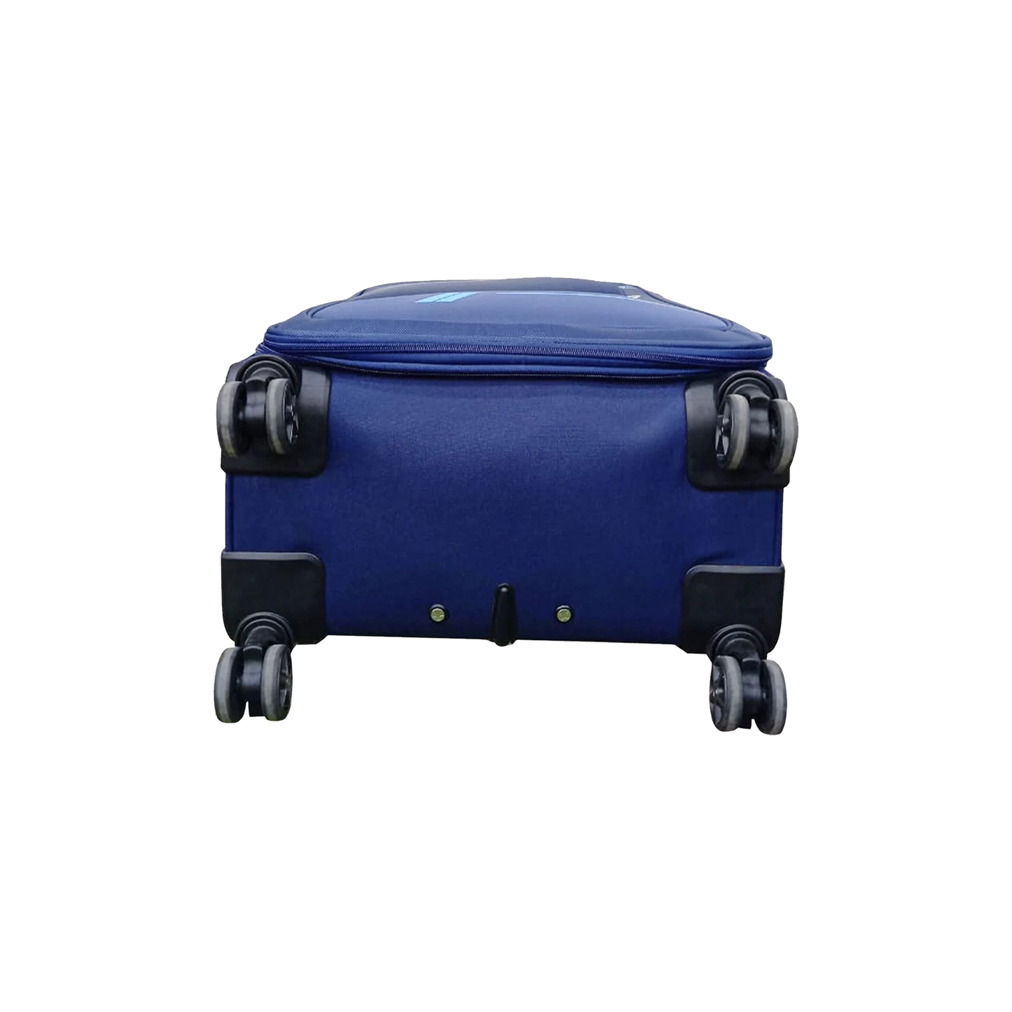 Safari Stream 24 Inch Soft Trolley Bag (69L) with TSA Lock & 8 Wheels – Blue Check-In Suitcase