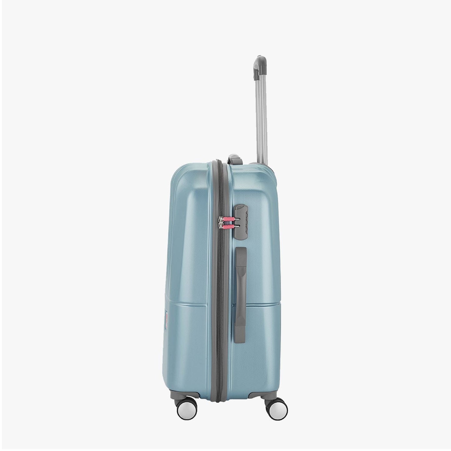 Genie Palm Hard Luggage Set Of 3 Pcs - Pearl Blue