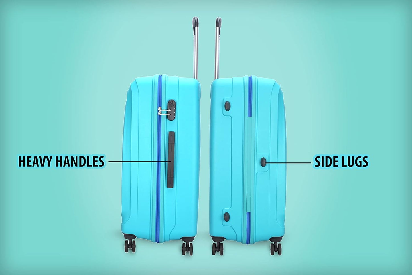 VIP Manama Polycarbonate Luggage Bags (Set of 3 PC)