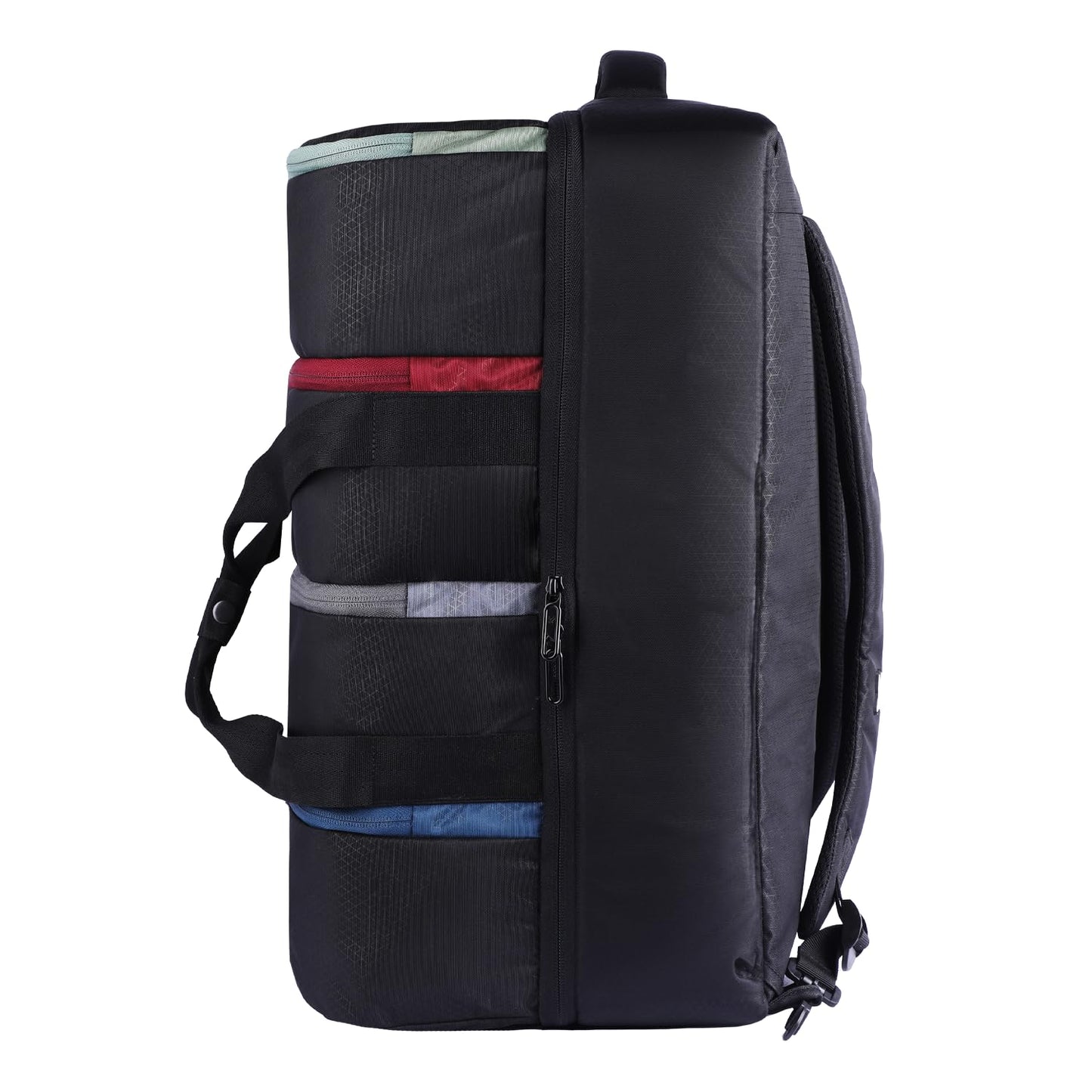 Arctic Fox Rainbow Duffel Bag with Multiple Compartments, Black