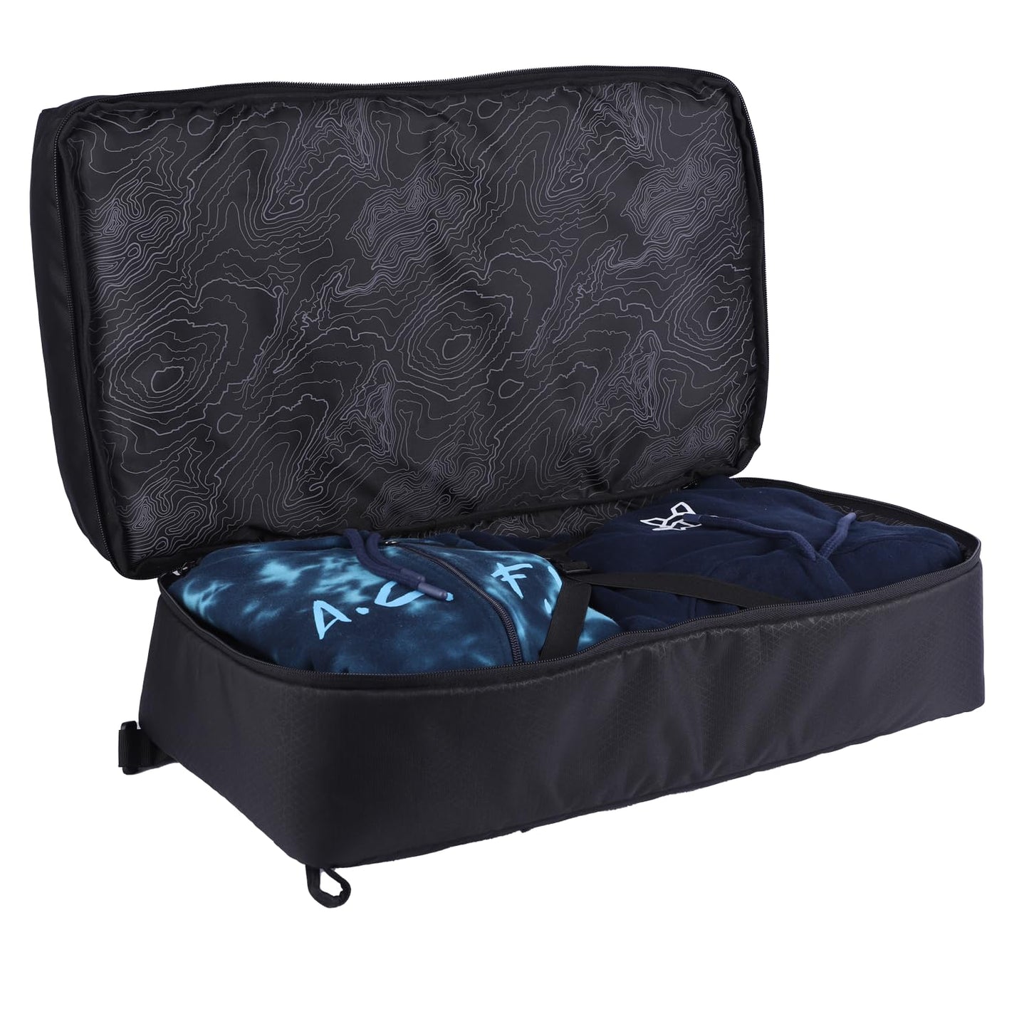 Arctic Fox Rainbow Duffel Bag with Multiple Compartments, Black