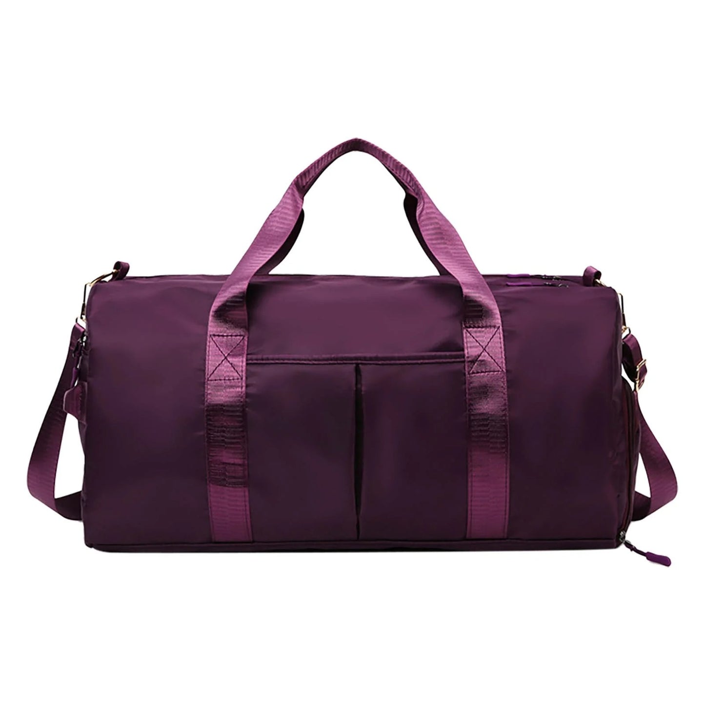 Gym duffel bag, sports bag, Travel duffle with shoe compartment, wet dry gym bag, waterproof gym bag, fitness travel bag