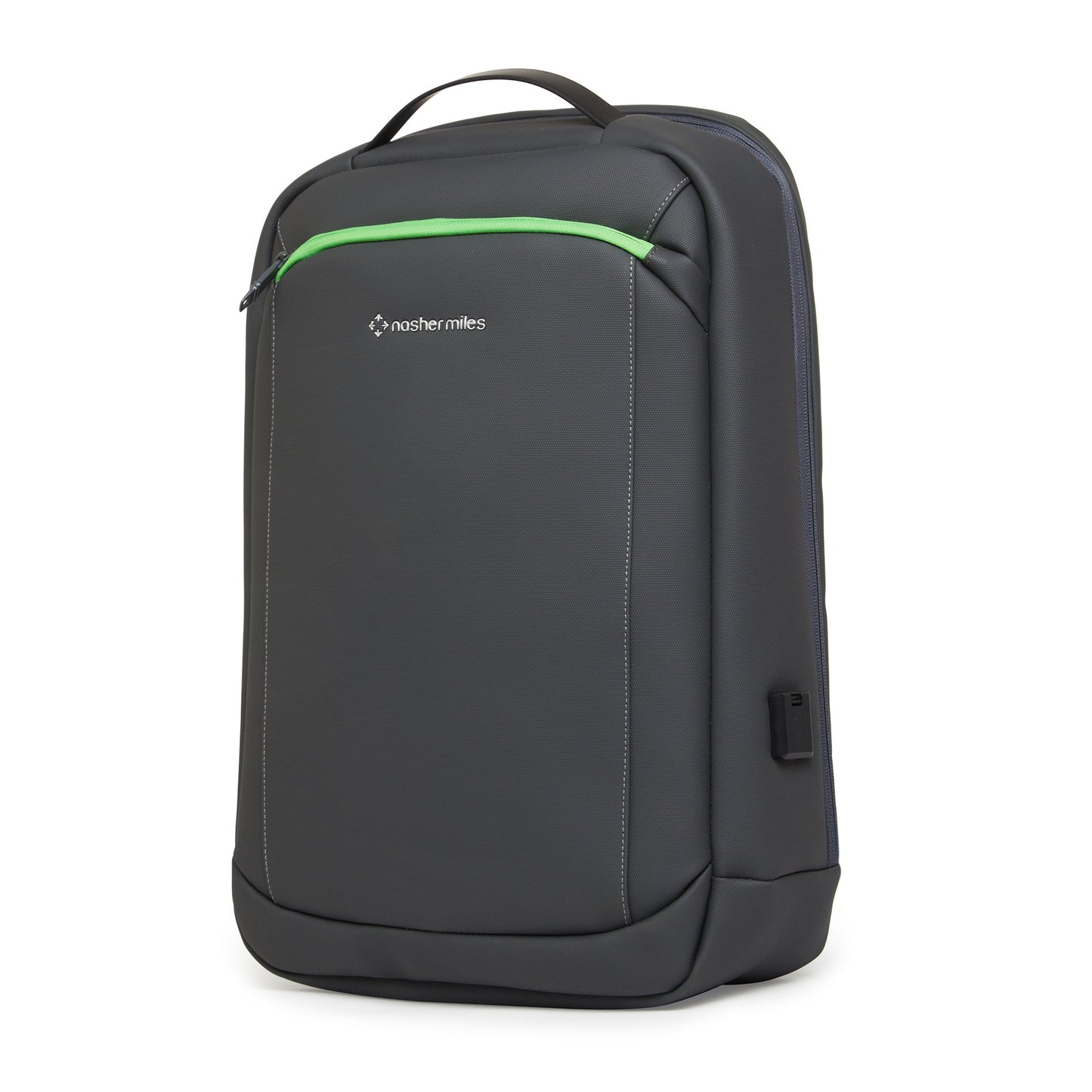 Nasher Miles Queens Passenger Workpack 22 Liters Water Resistant, Padded, Premium Reversed Polyester Laptop Backpack | Number Lock with USB charging| Unisex | Ideal For Office