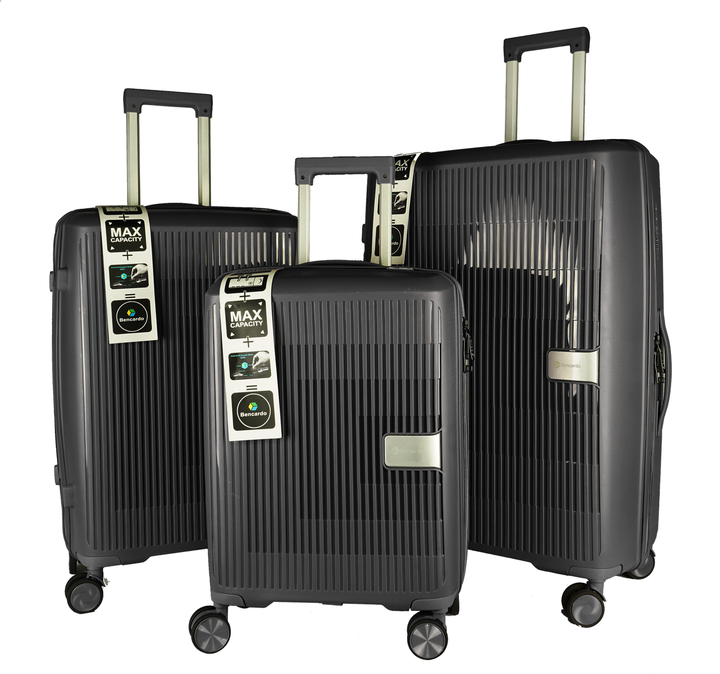 Bencardo Lotus Hard-Shell Travel Luggage Set (20/24/28) | Elegant & Durable