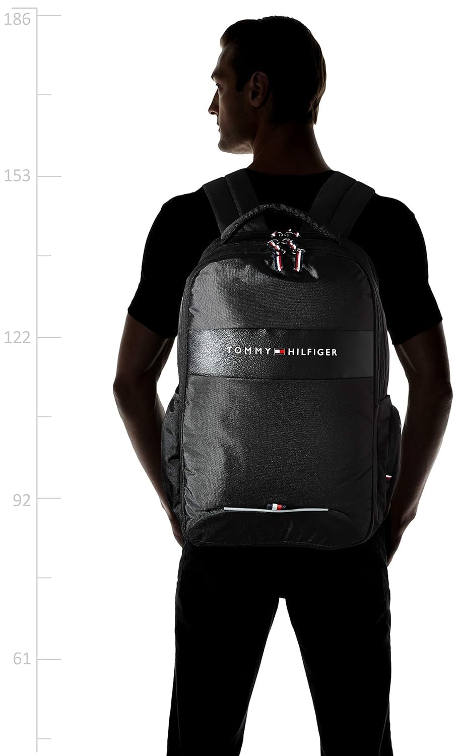 Tommy Hilfiger Joshua 21 Ltrs Black Laptop Backpack