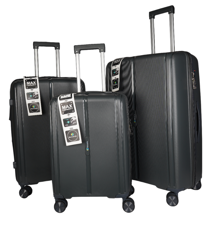 Bencardo Lilyy 3-Piece Hard Luggage Set | 20" 24" 28" | Durable & Stylish Travel Bags