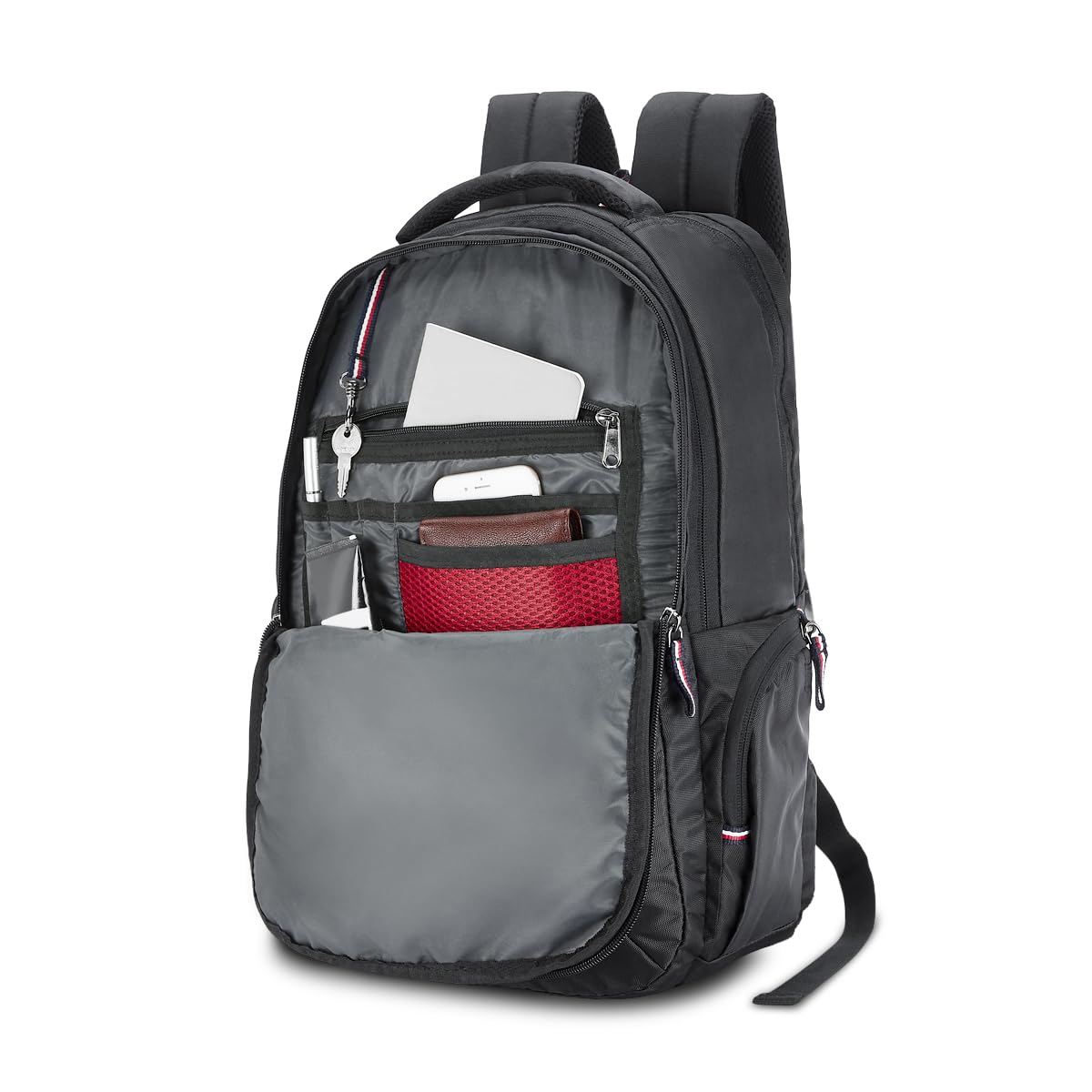 Tommy Hilfiger Joshua 21 Ltrs Black Laptop Backpack