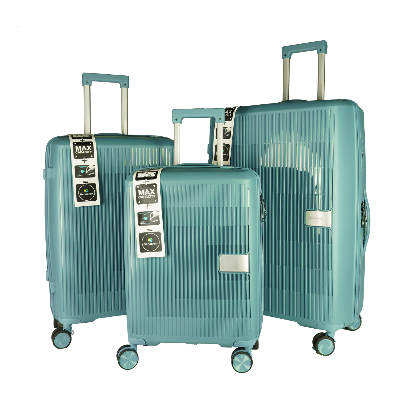 Bencardo Lotus Hard-Shell Travel Luggage Set (20/24/28) | Elegant & Durable