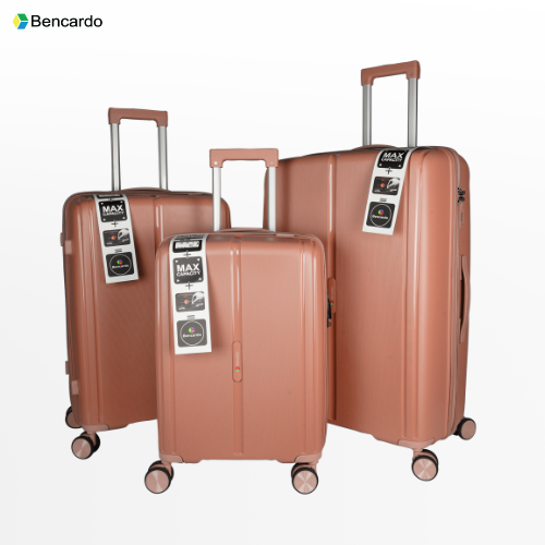 Bencardo Lilyy 3-Piece Hard Luggage Set | 20" 24" 28" | Durable & Stylish Travel Bags