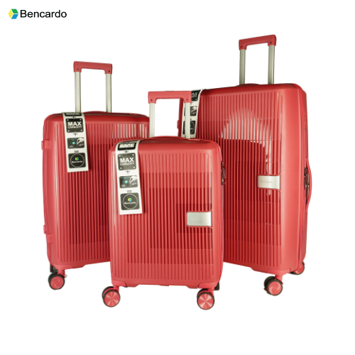Bencardo Lotus Hard-Shell Travel Luggage Set (20/24/28) | Elegant & Durable