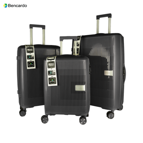 Bencardo Lotus Hard-Shell Travel Luggage Set (20/24/28) | Elegant & Durable