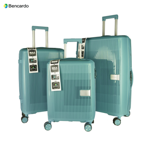 Bencardo Lotus Hard-Shell Travel Luggage Set (20/24/28) | Elegant & Durable