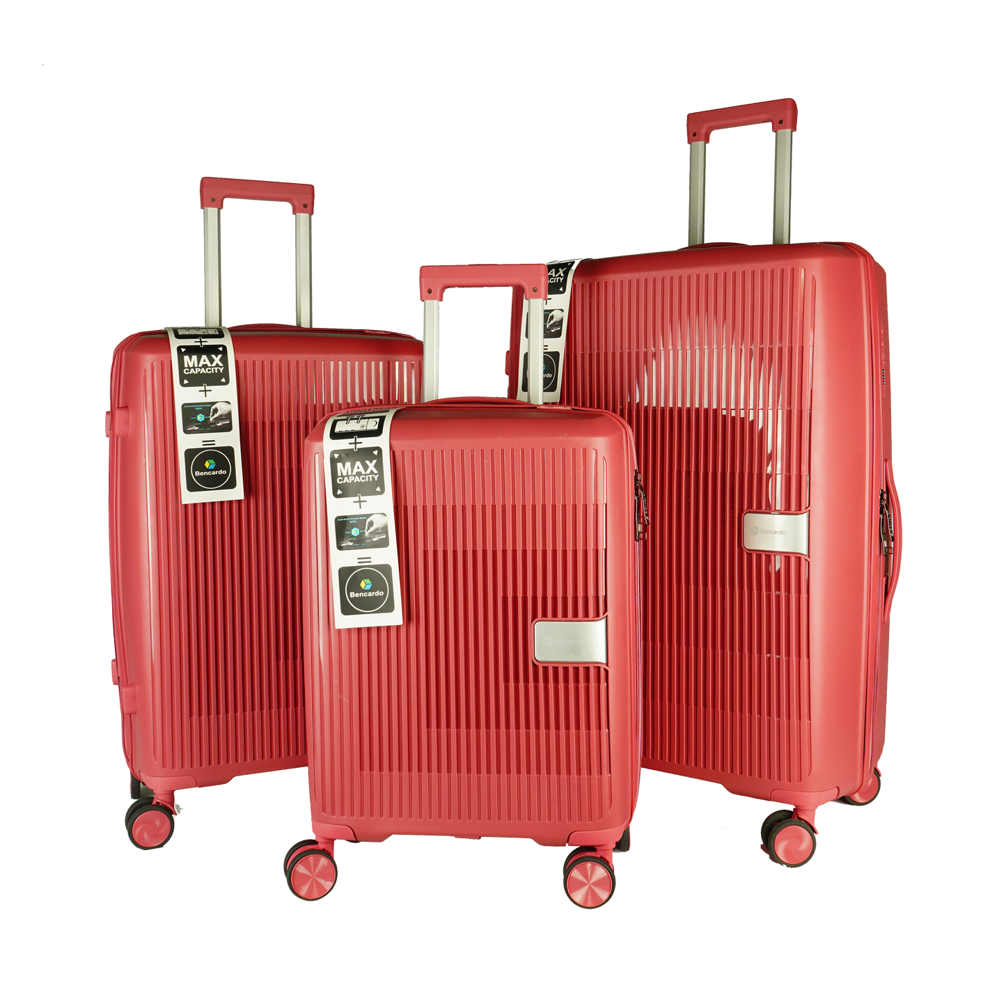 Bencardo Lotus Hard-Shell Travel Luggage Set (20/24/28) | Elegant & Durable