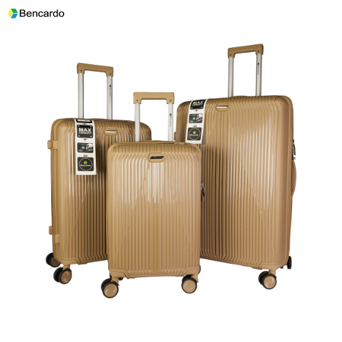 Bencardo Taraa 3Pc Lightweight Trolley Luggage Set – Cabin, Medium & Large