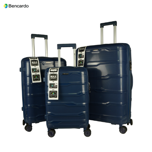Bencardo Tulip 3Pc Luggage Set | Hard-Shell Trolley Bags (20", 24", 28")