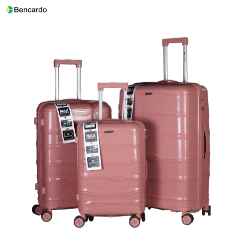 Bencardo Tulip 3Pc Luggage Set | Hard-Shell Trolley Bags (20", 24", 28")
