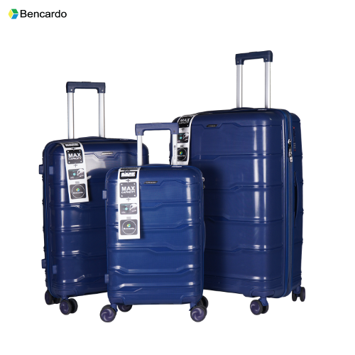 Bencardo Tulip 3Pc Luggage Set | Hard-Shell Trolley Bags (20", 24", 28")