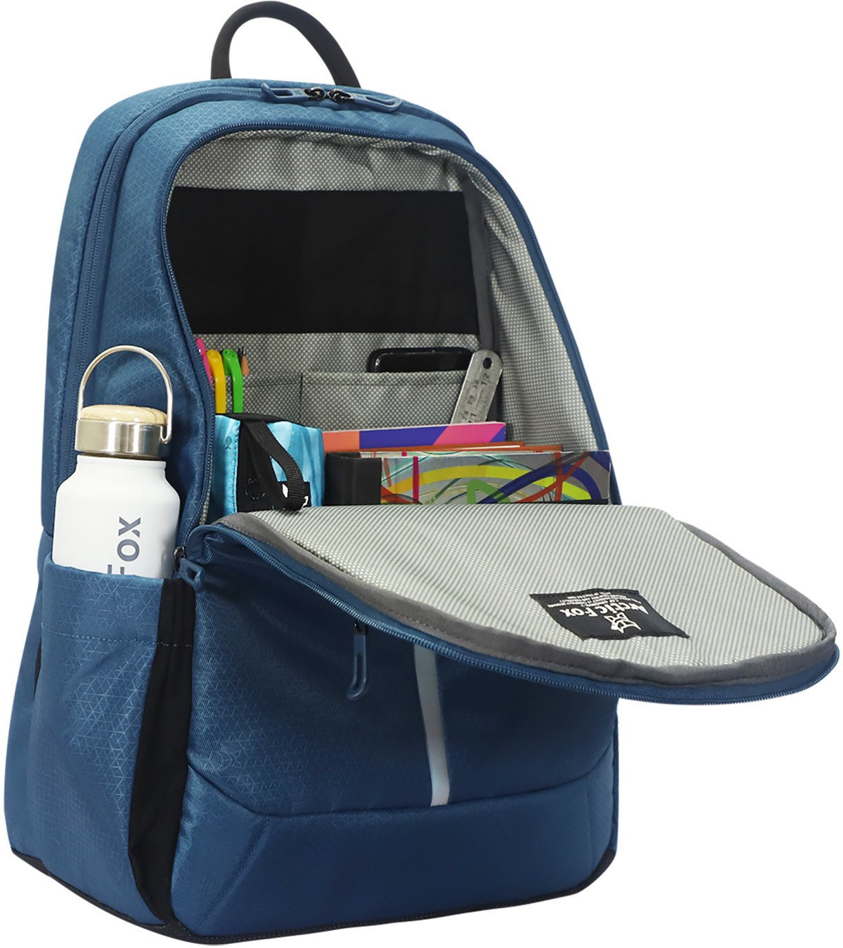 Arctic Fox 27 Liters Chrome Deep Dive / Black 15 Inch Laptop Backpack