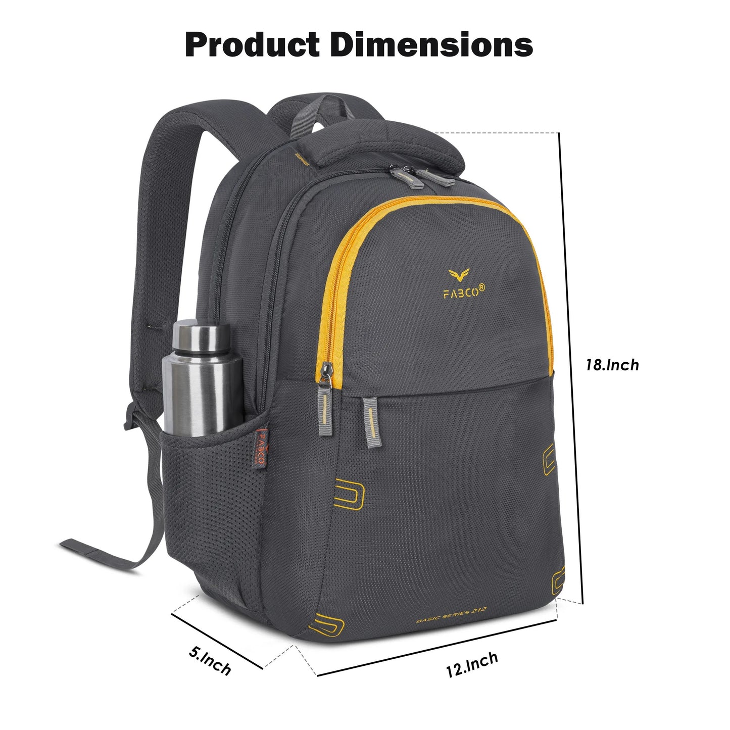 Fabco Laptop Lightweight Backpack For Office & College