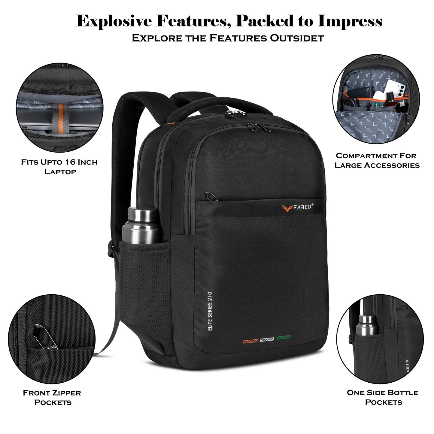 Fabco Laptop Backpack, Backpack For Office & College