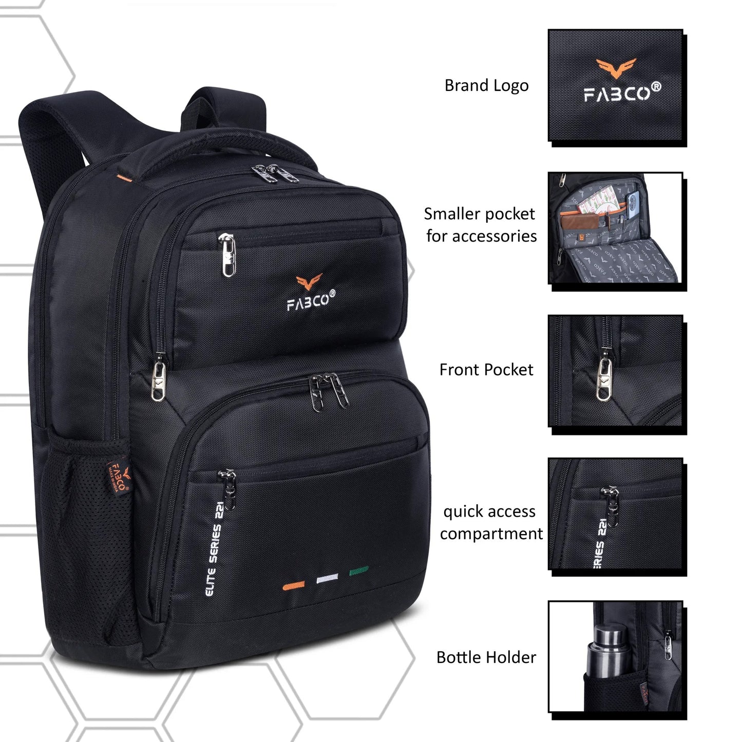 Fabco FBI Gray Elite Series Bag Built With High-Quality Durable Materials