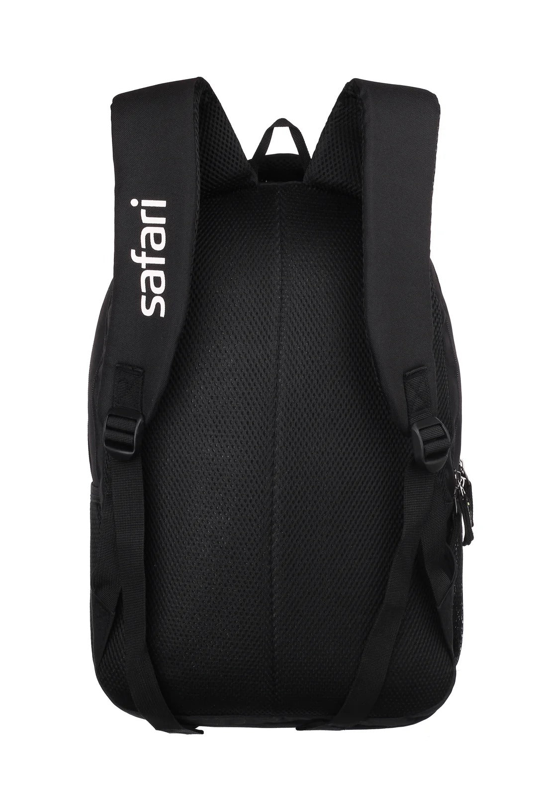 Safari Trixy Pro 32L Backpack – Multi-Pocket Polyester Bag for Men & Women (Black, 2 Compartments)