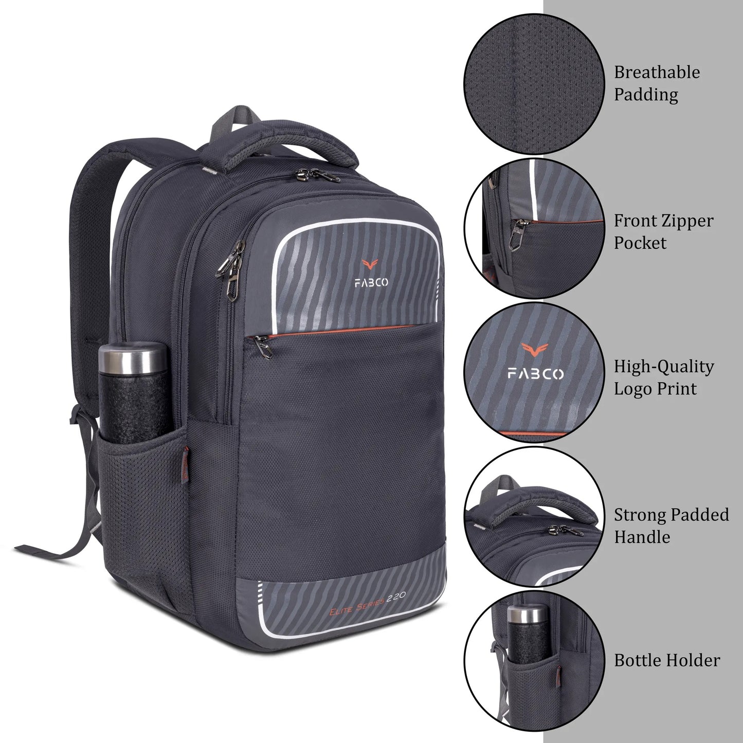 Fabco Laptop Bag Elite Series Bag is a high-performance, durable, and stylish companion designed for professionals, athletes, and outdoor enthusiasts