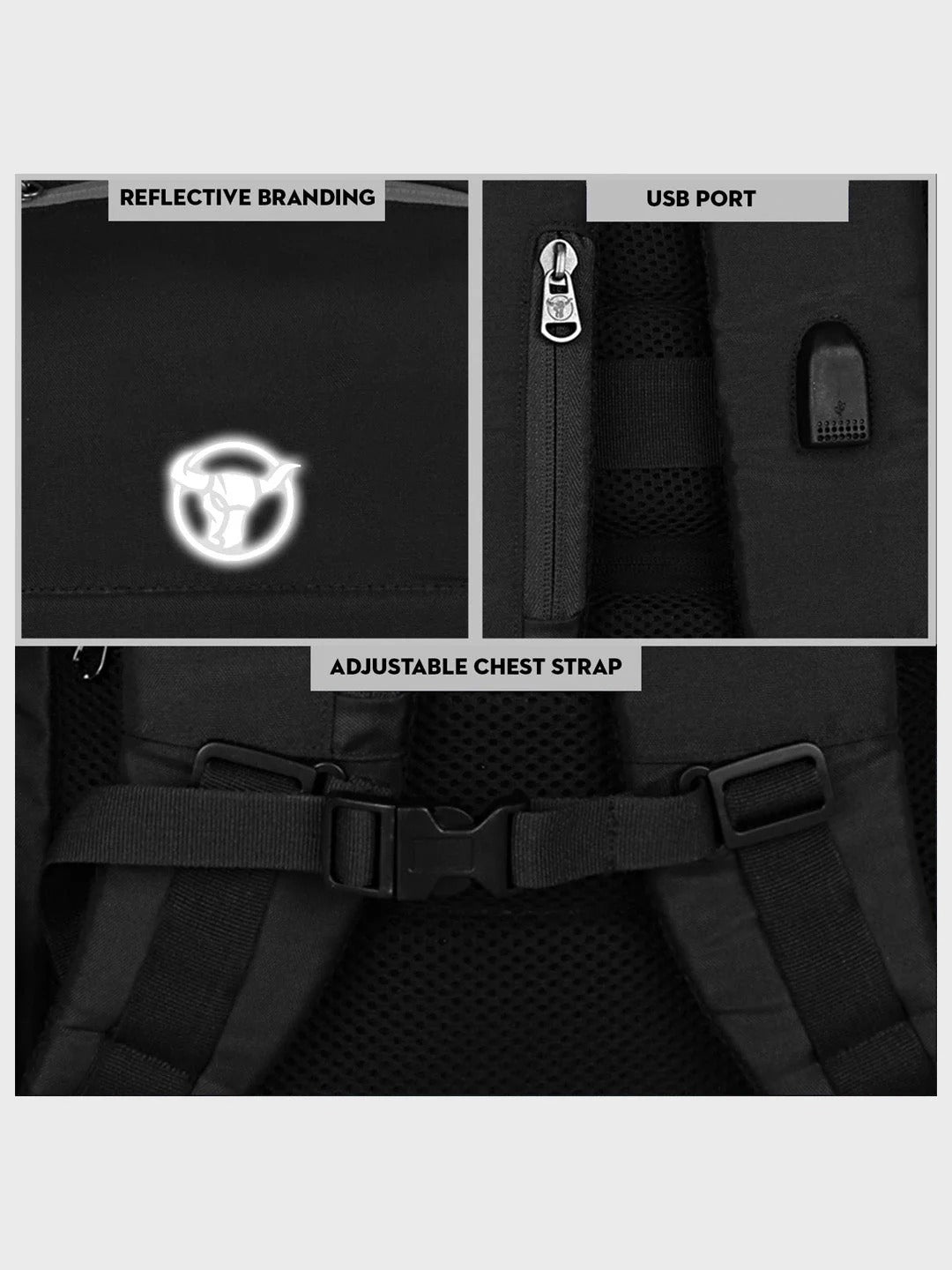 FitPack Pro by Urban Tribe – 35L Versatile Gym & Laptop Backpack for Men & Women