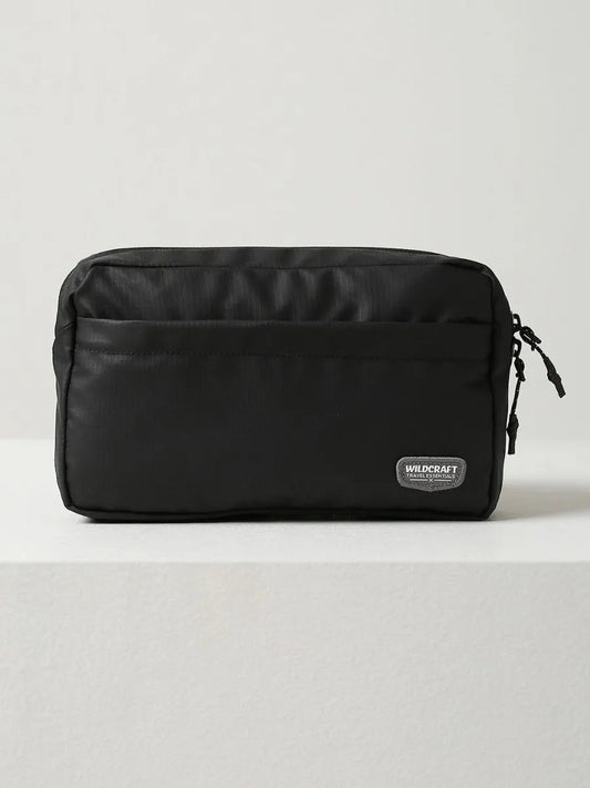 Large Travel Fanny Pack (Waist Pouch) - Black Wildcraft