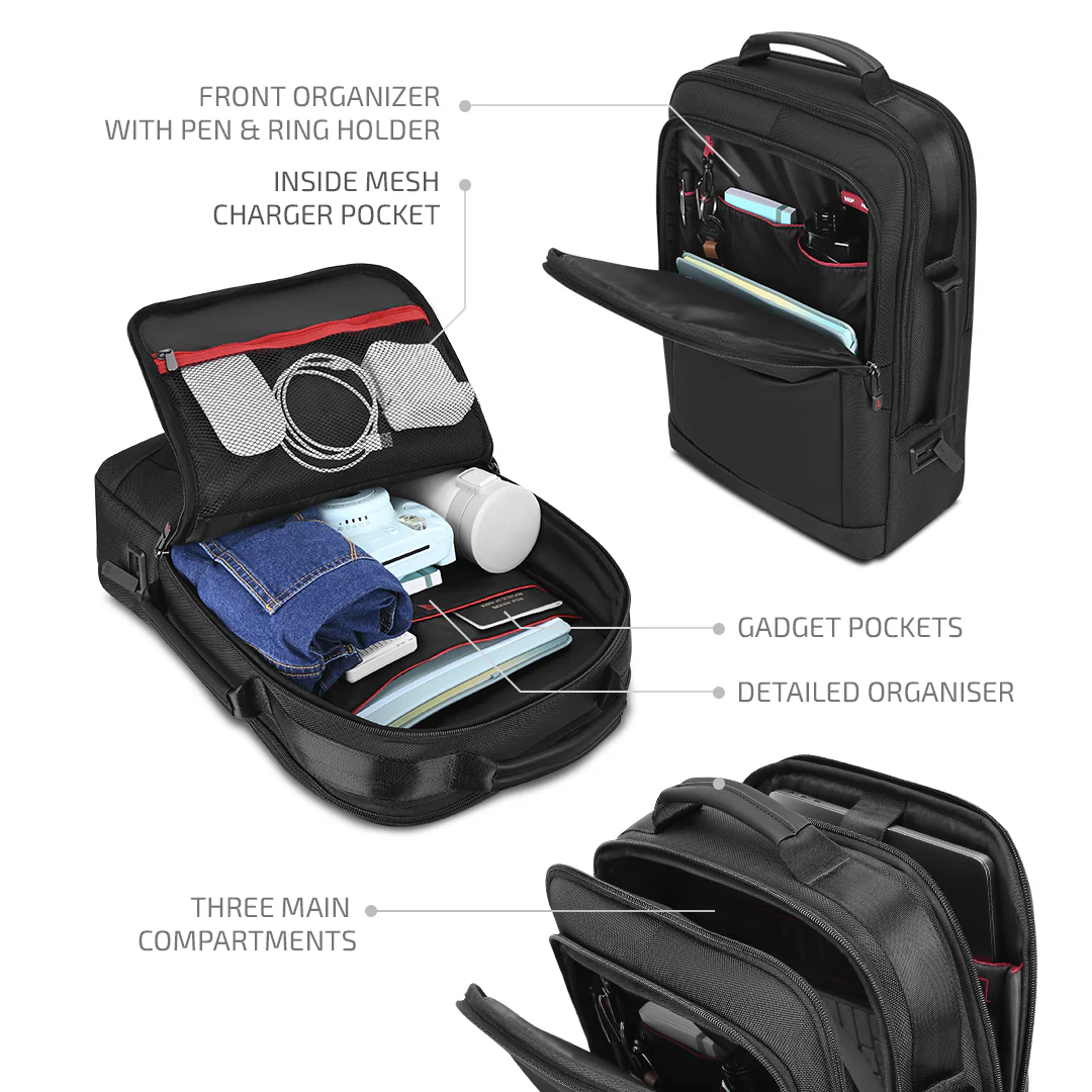 VIP Legacy Laptop Backpack – Convertible 2-Way Briefpack