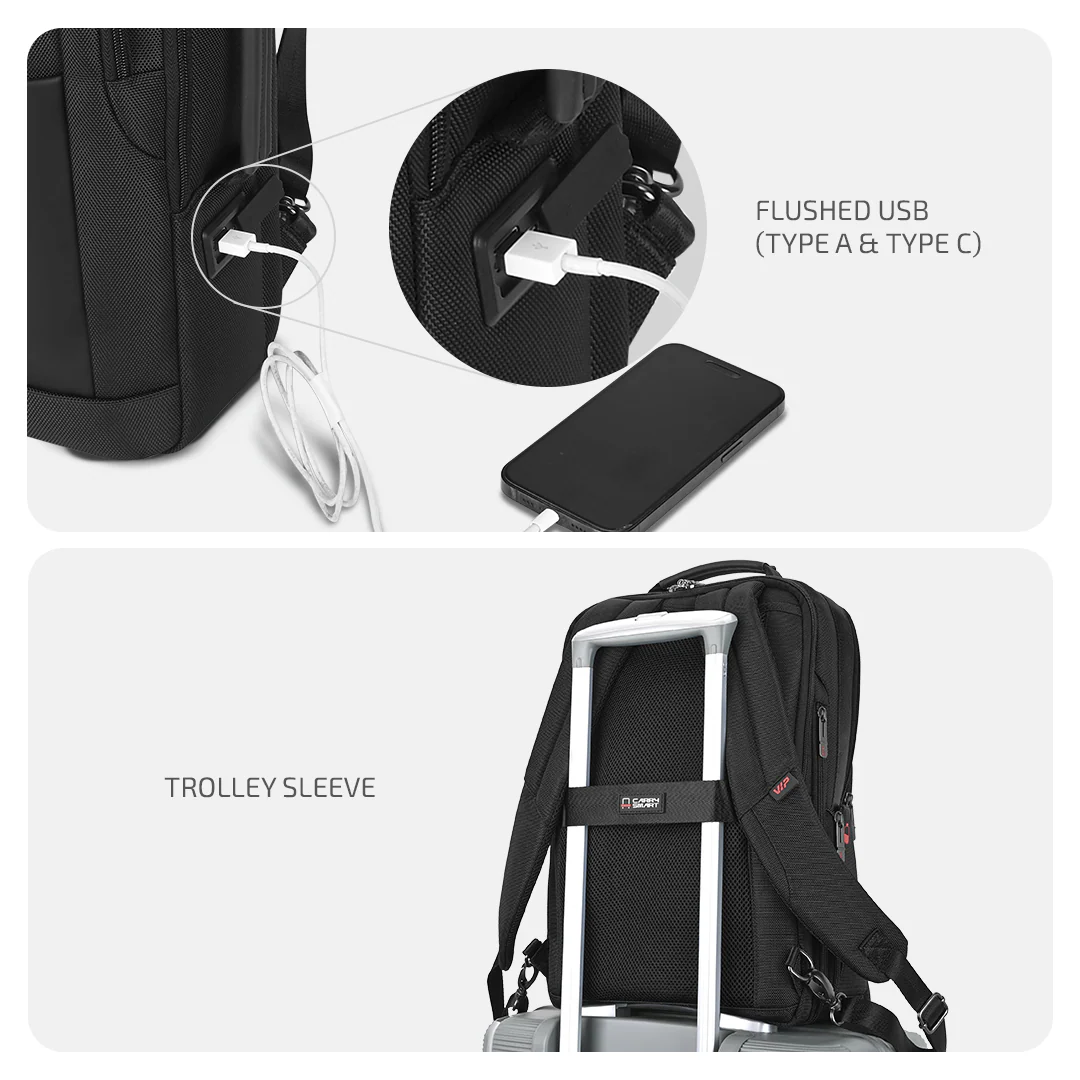 VIP Legacy Laptop Backpack – Convertible 2-Way Briefpack