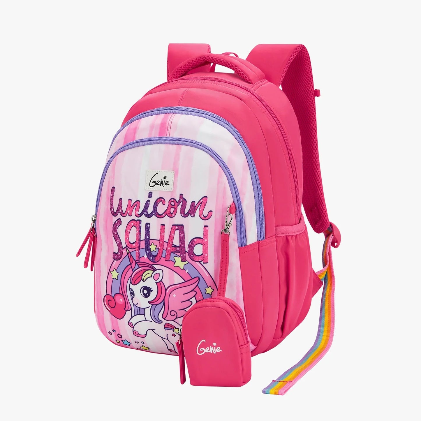 Genie Unicornsquad Small Backpack for Kids - Pink