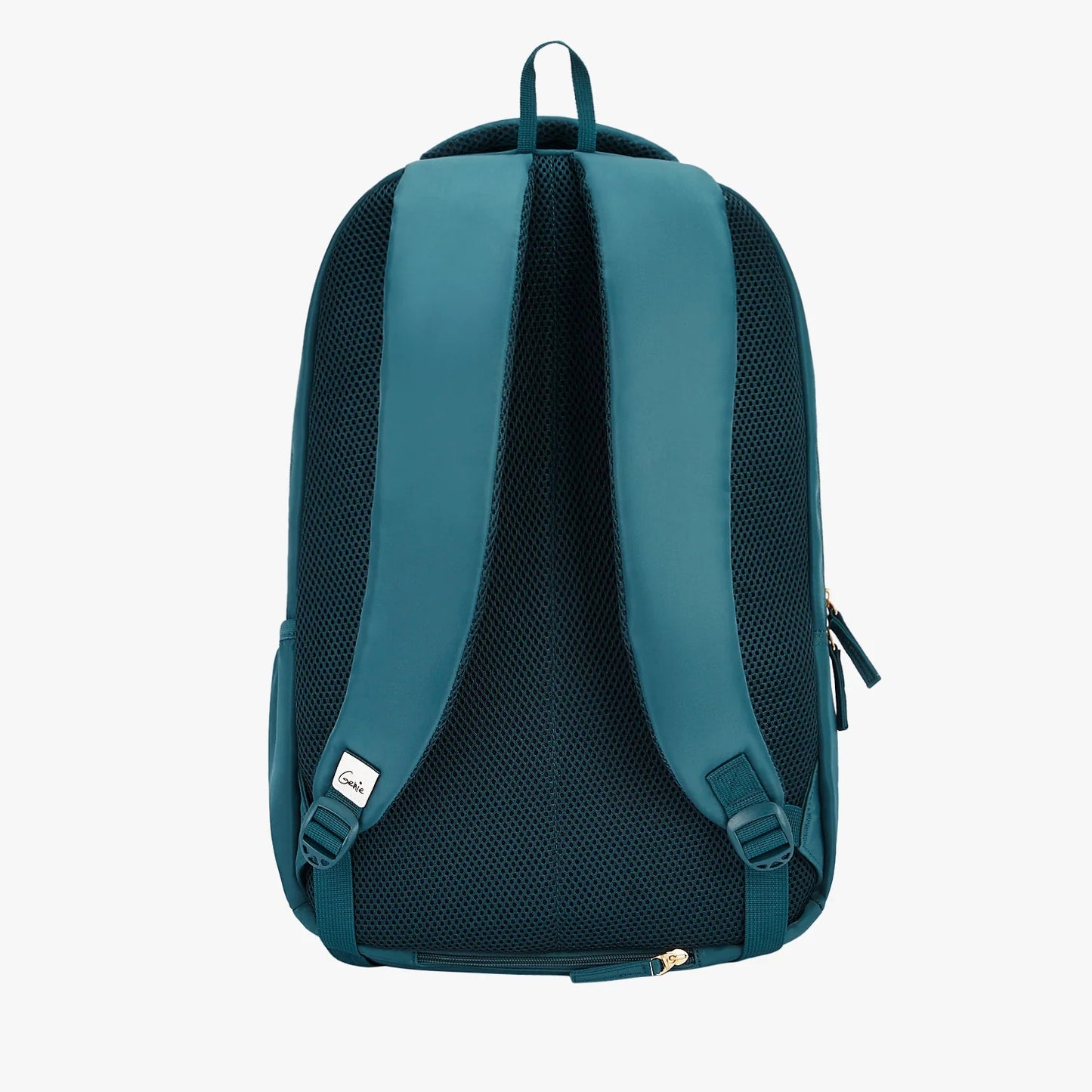 Glow 36L Black Laptop Backpack With Raincover (Black & Dark Green)