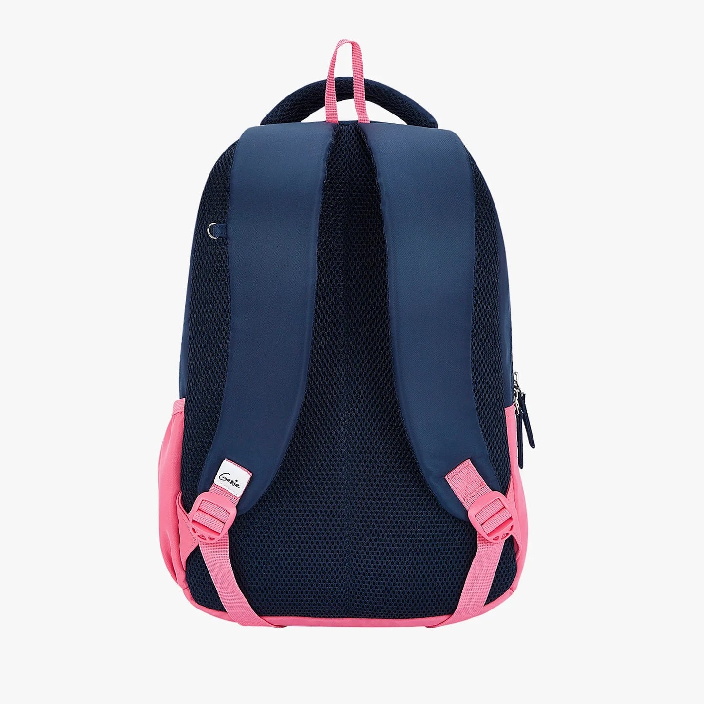 Genie Lilac 27L School Backpack (Navy Blue & Dark Green)