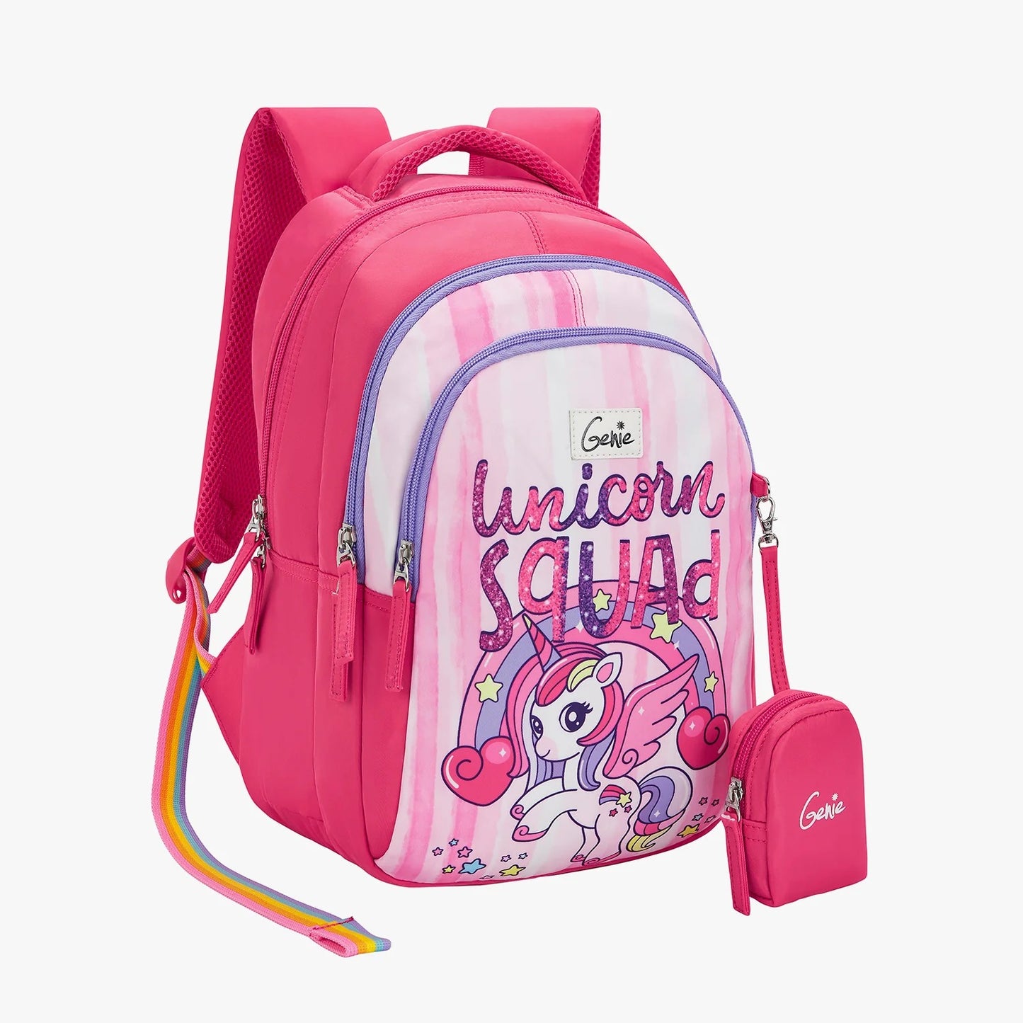 Genie Unicornsquad Small Backpack for Kids - Pink