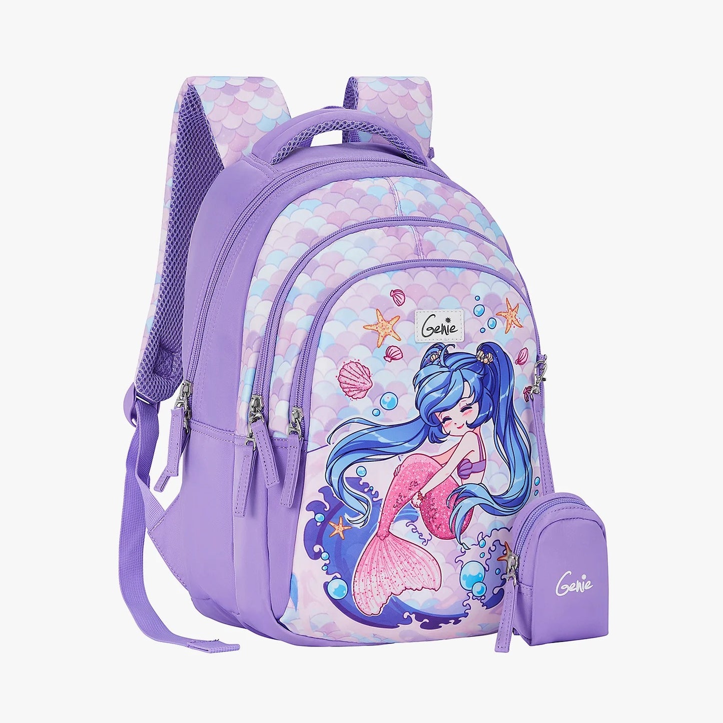 Genie Mermaid Small School & Picnic Backpack for Kids